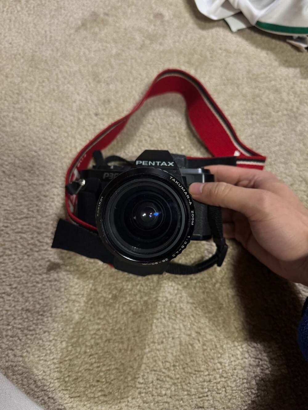 Pentax P30 35mm SLR Film Camera with Takumar-A Zoom 28-80mm f/3.5-4.5 Lens